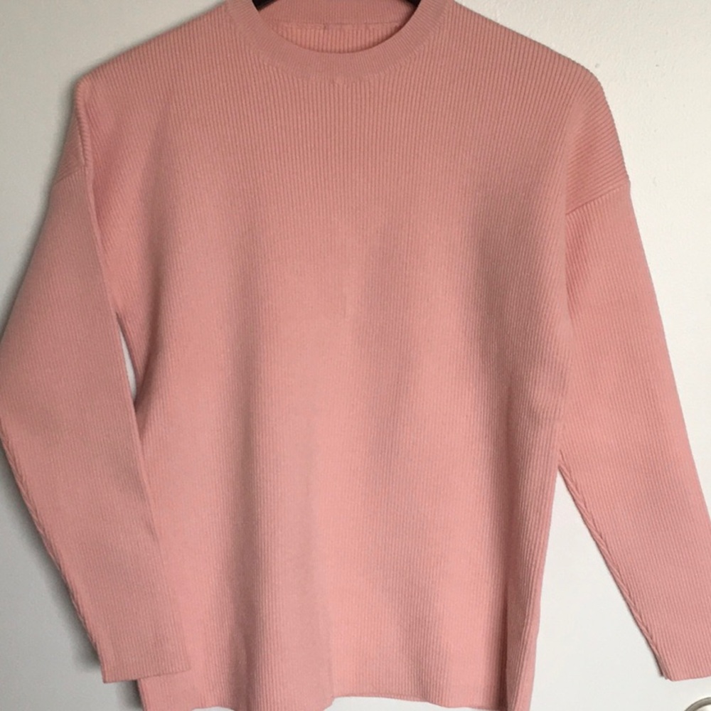 Pink Knit Sweater and Pants 2-piece 102